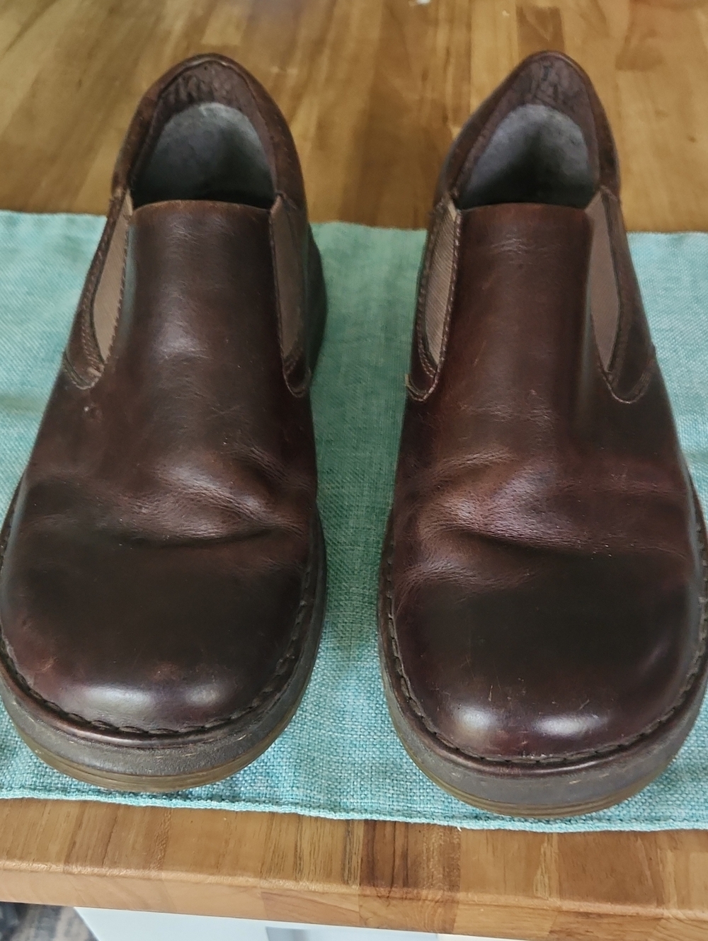 Men's Birkenstock Orson Slip-On Leather Casual Shoes - Brown